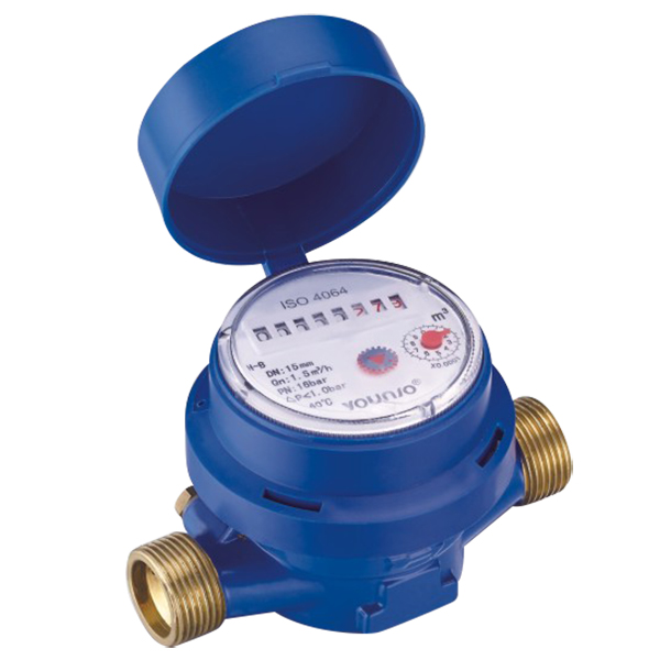 Brass Single Jet Water Meter