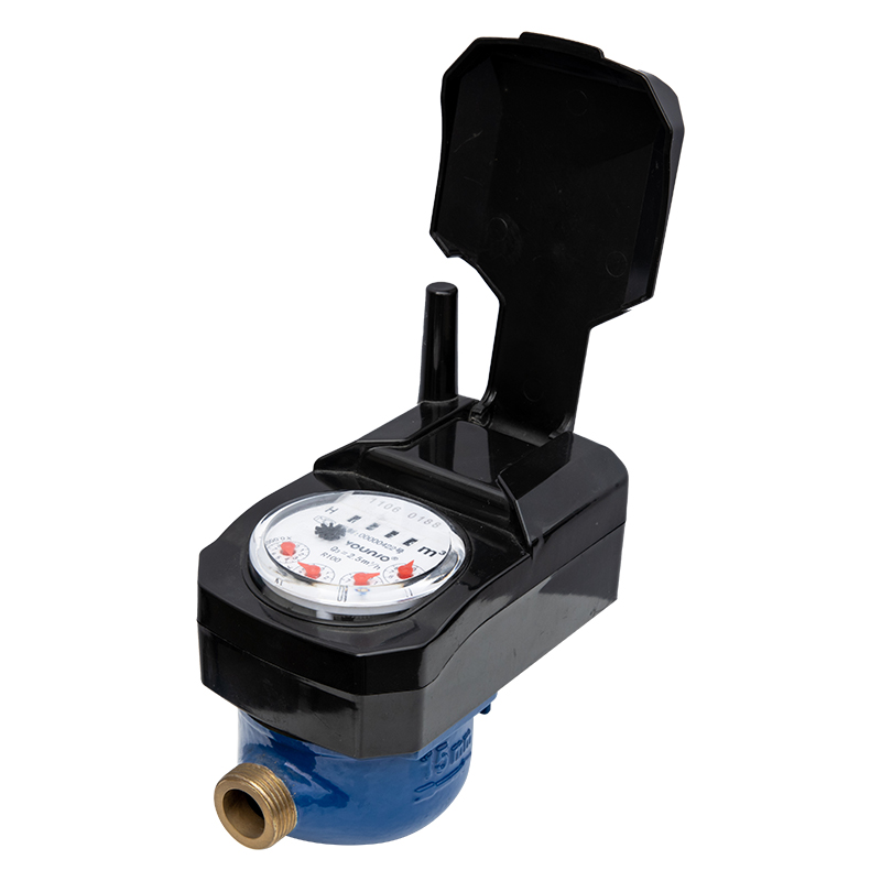 Water meter with valve